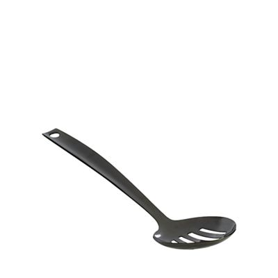 J by Jasper Conran - Gunmetal stainless steel slotted spoon