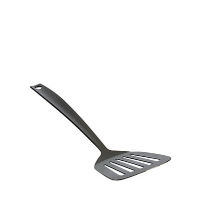 J by Jasper Conran - Gunmetal stainless steel slotted turner