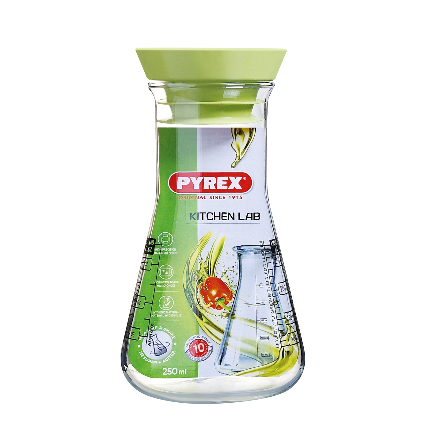 Pyrex Glass 0.25l kitchen lab flask