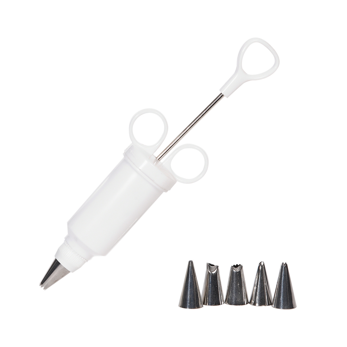 Kitchencraft Kitchencraft Sweetly Does It plastic icing syringe with six nozzles