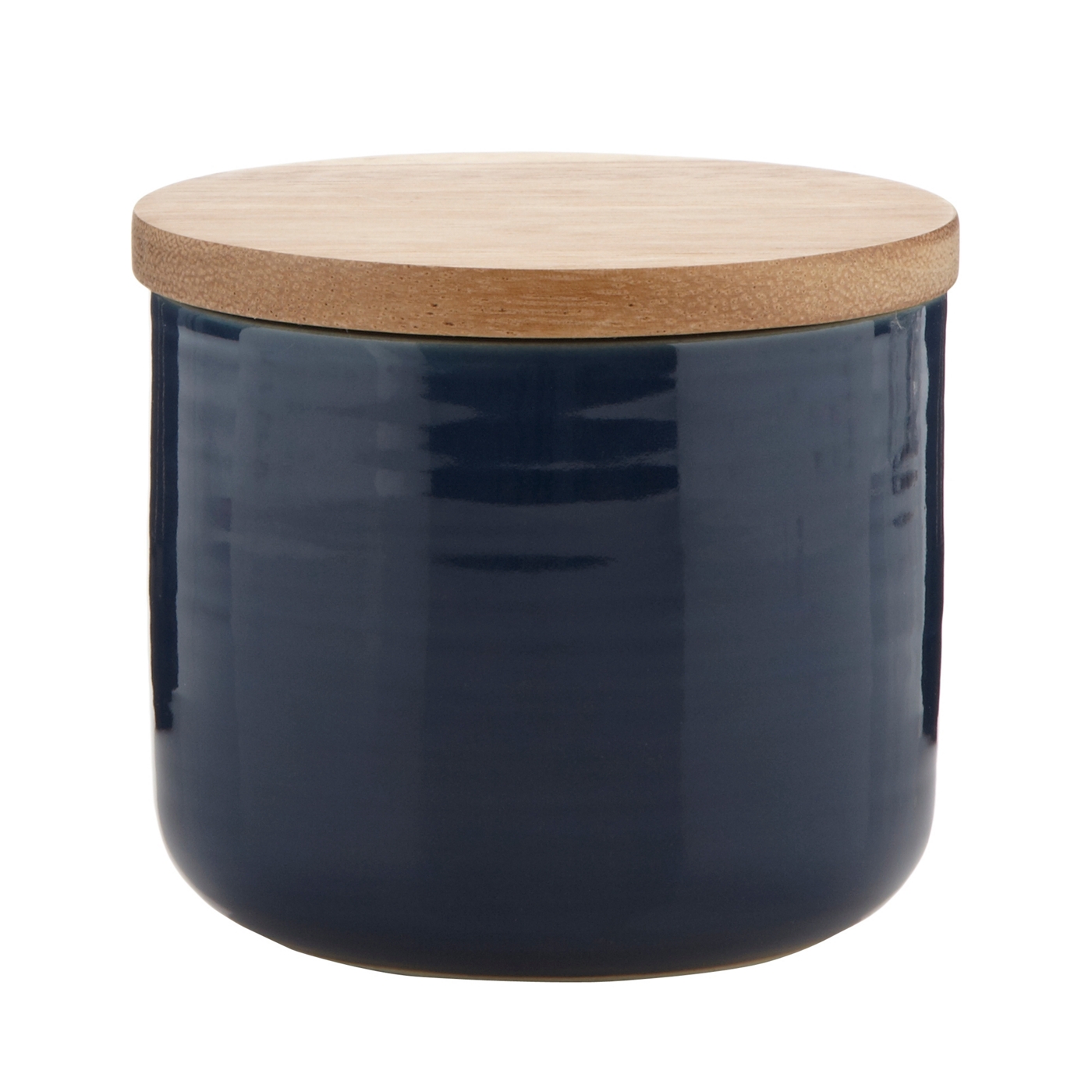 RJR.John Rocha Designer dark blue small ceramic storage jar