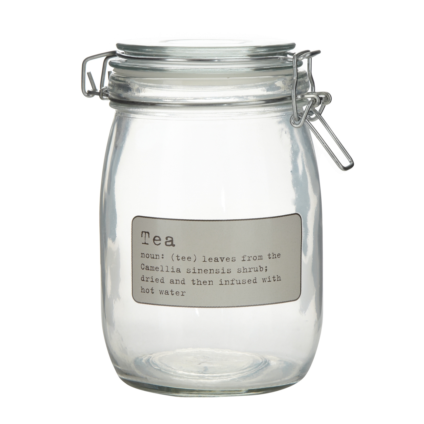 J by Jasper Conran Designer glass Tea storage jar