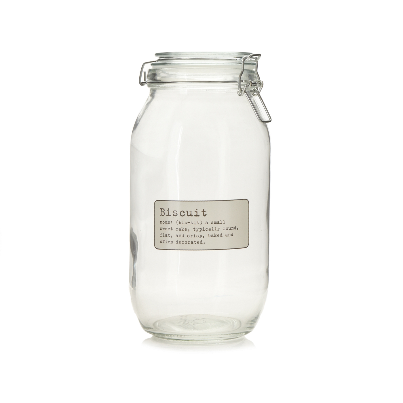 J by Jasper Conran Designer glass Biscuit storage jar