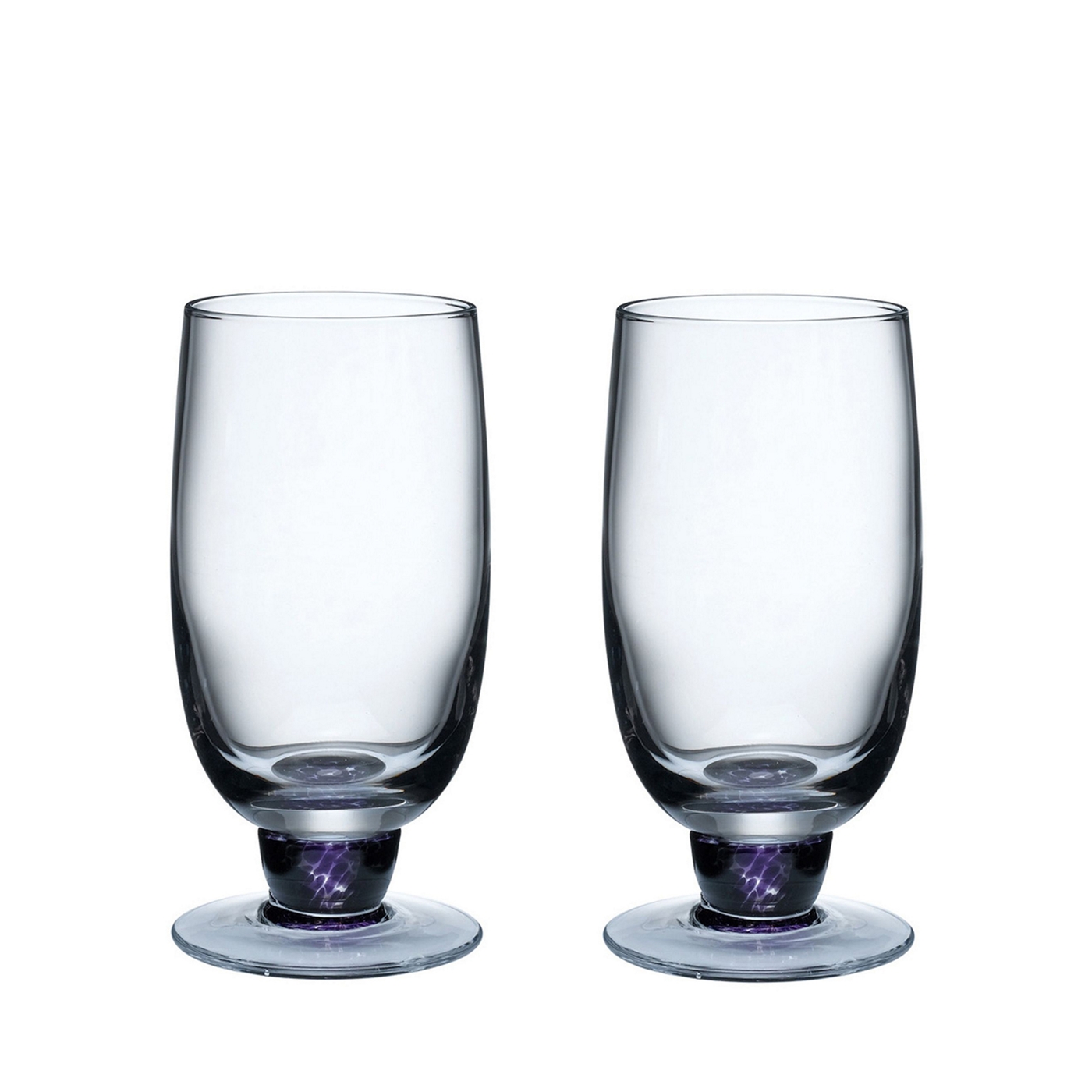 Denby Denby pair of Amethyst large tumblers