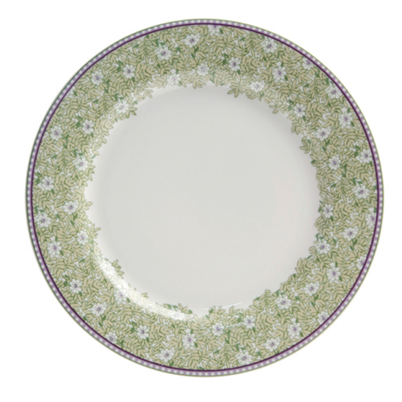 Denby White Monsoon Daisy border salad plate