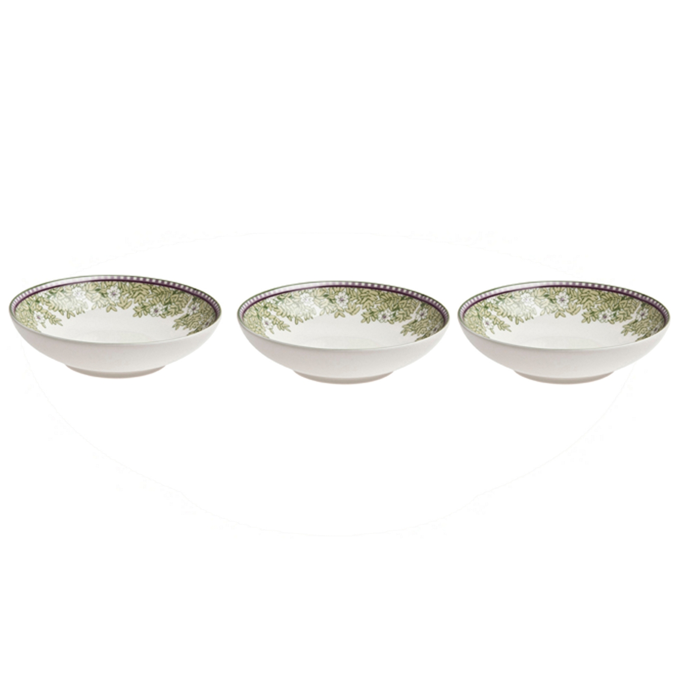 Denby White Monsoon Daisy set of three dipping bowls