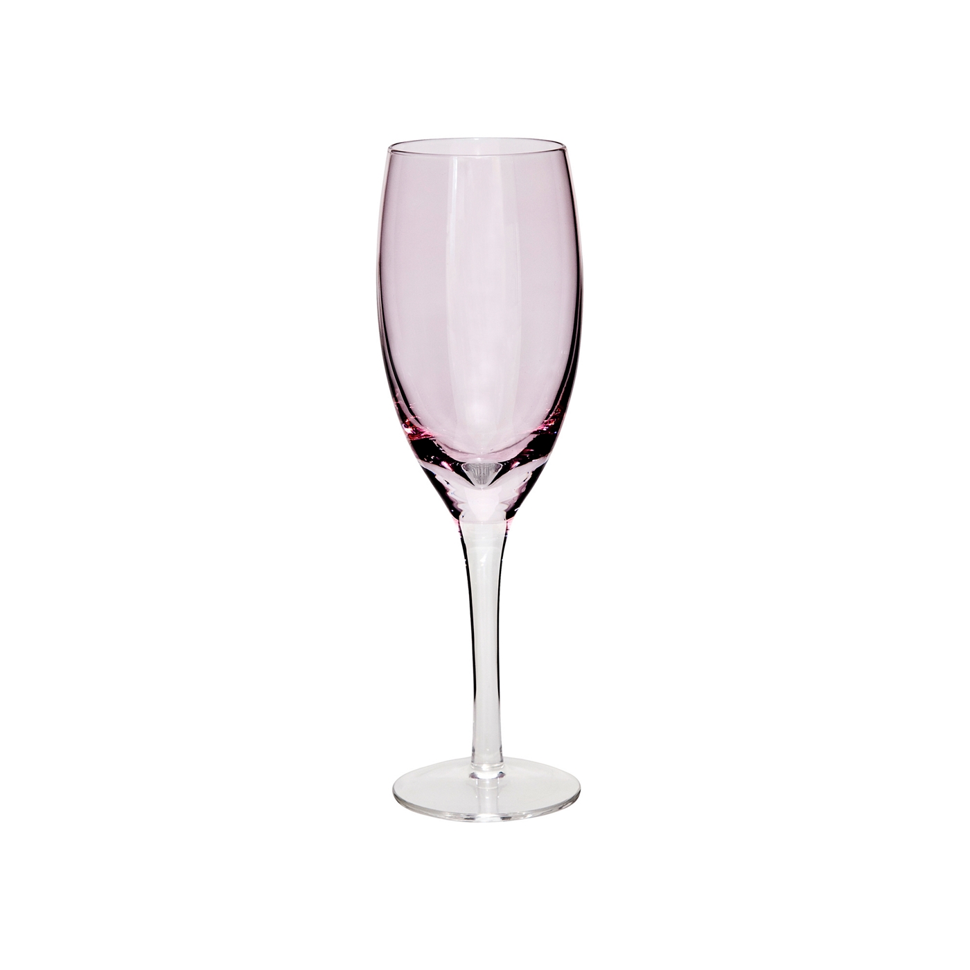 Denby Rose lustre white wine glass