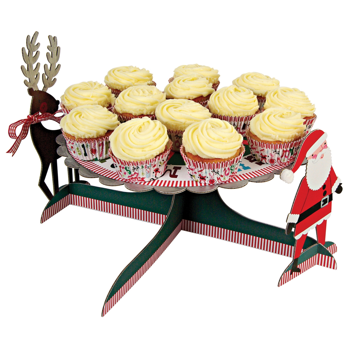 Meri Meri Card Jingle All The Way Christmas cake stand