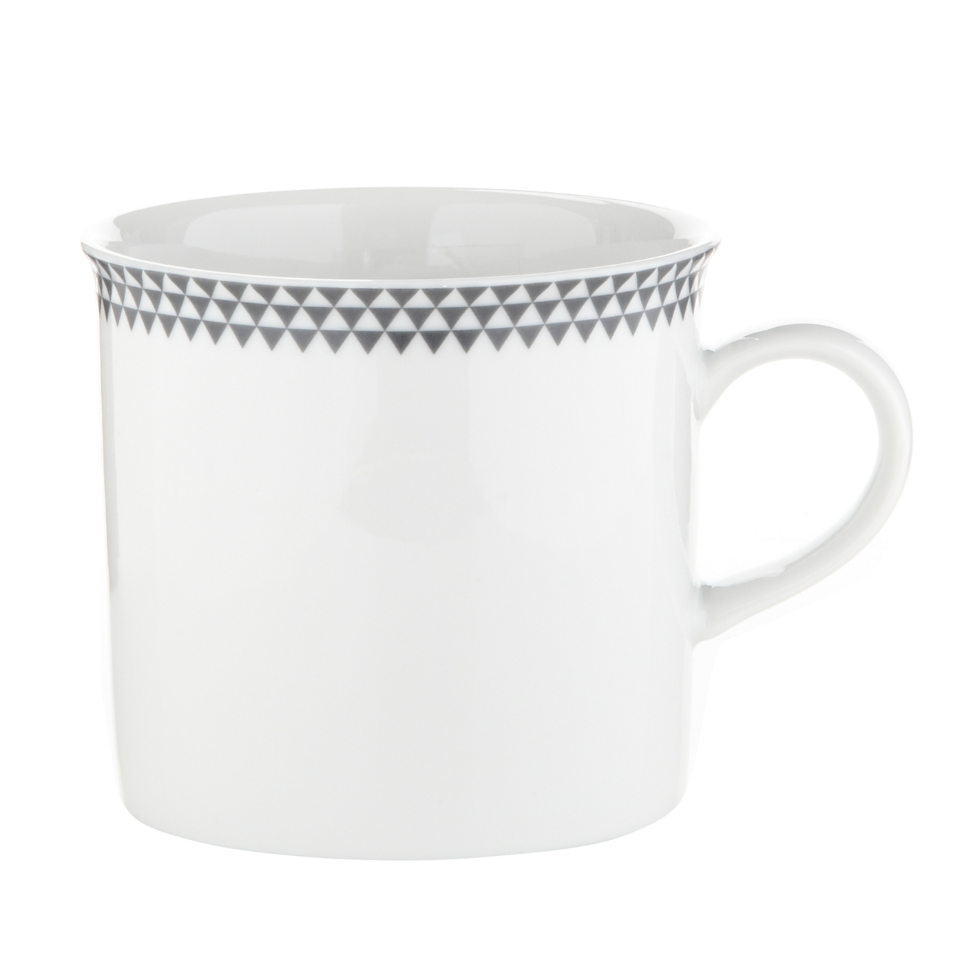 Ben de Lisi Home Designer porcelain Chevron mug