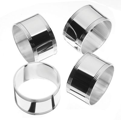 Arthur Price Set of 4 napkin rings | Debenhams