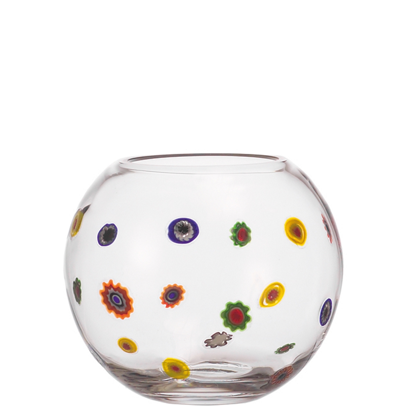 Leonardo Medium glass Millefiori flowers vase