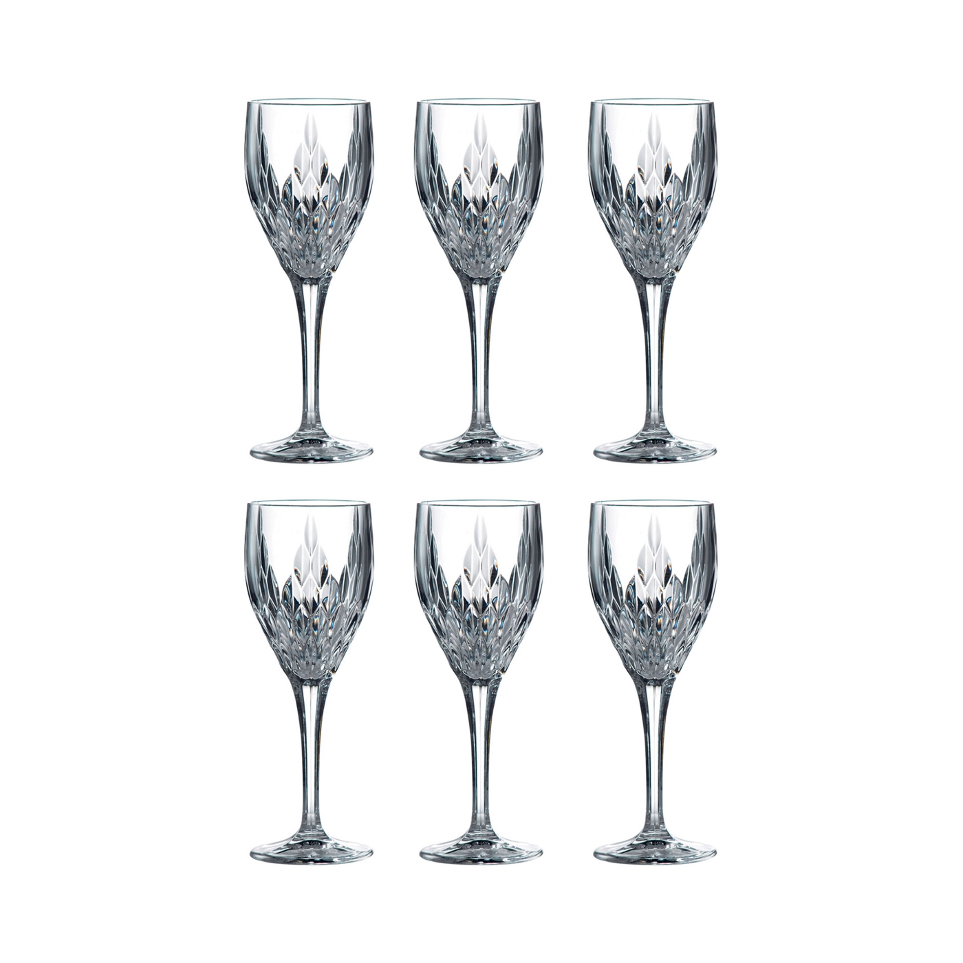 Royal Doulton Royal Doulton set of six Retro wine glasses