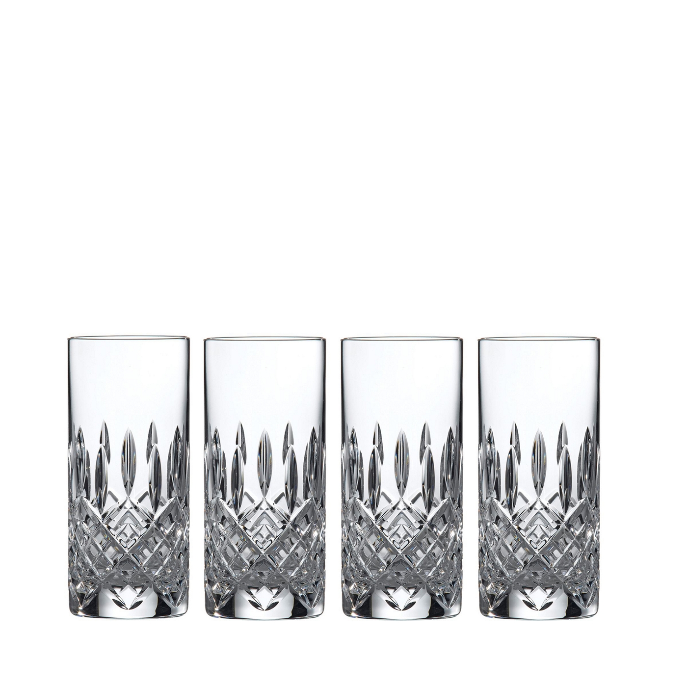 Royal Doulton Royal Doulton Box of four 24% lead crystal Highclere hi ball glasses