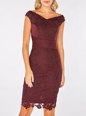 dorothy perkins scarlett b mulberry sophie bodycon dress