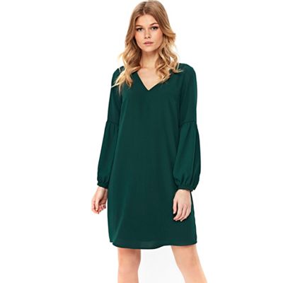 wallis forest green dress