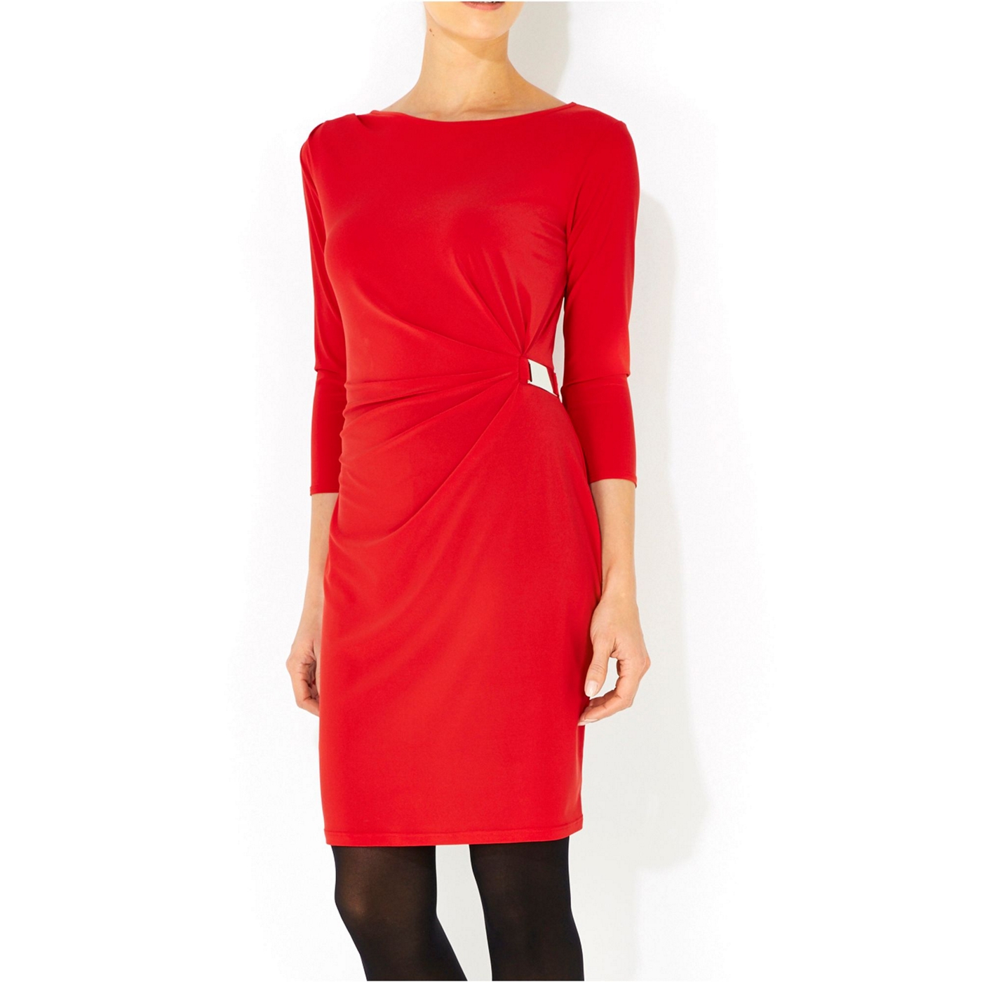 Wallis Red bar side petite dress