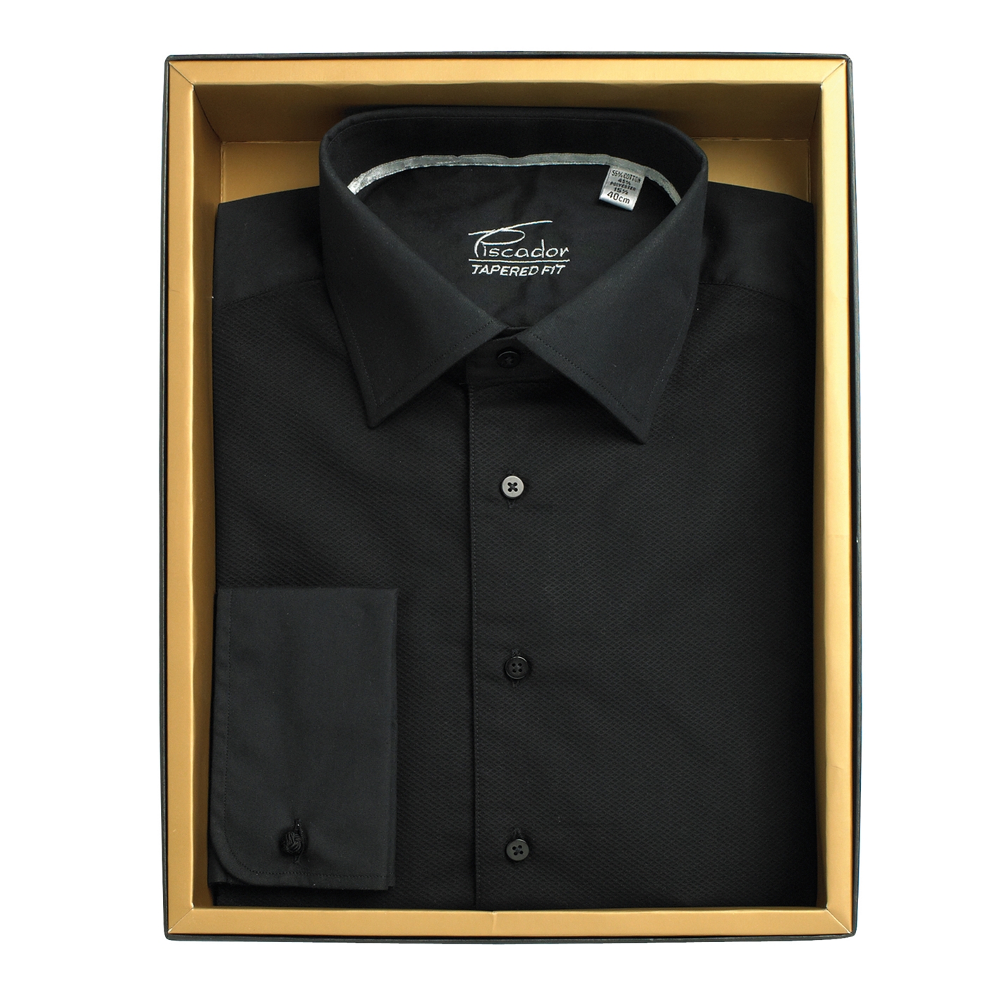 Piscador Black Spread Collar Marcella Shirt