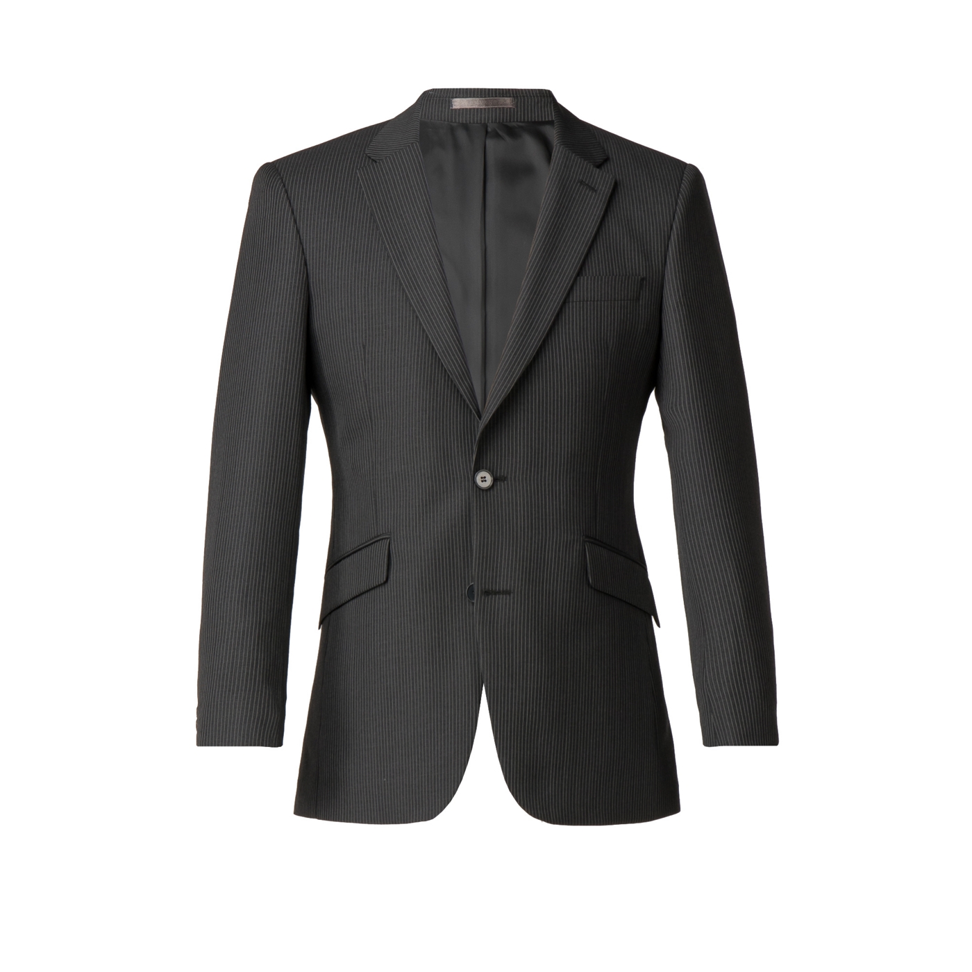 Karl Jackson Grey stripe washable 2 button suit jacket