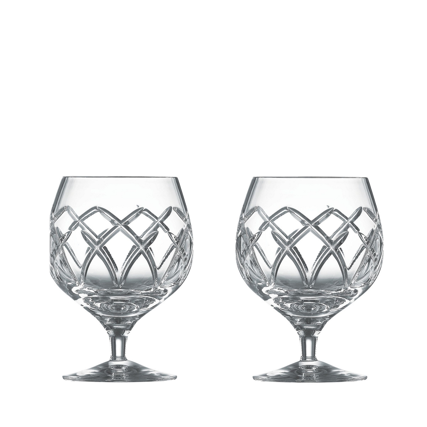 Galway Living Mystique pair of brandy glasses