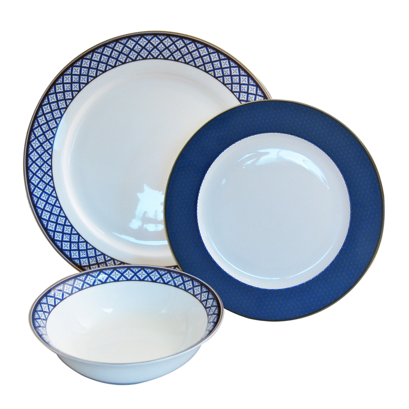 Aynsley China Aston Blue 12pce starter set