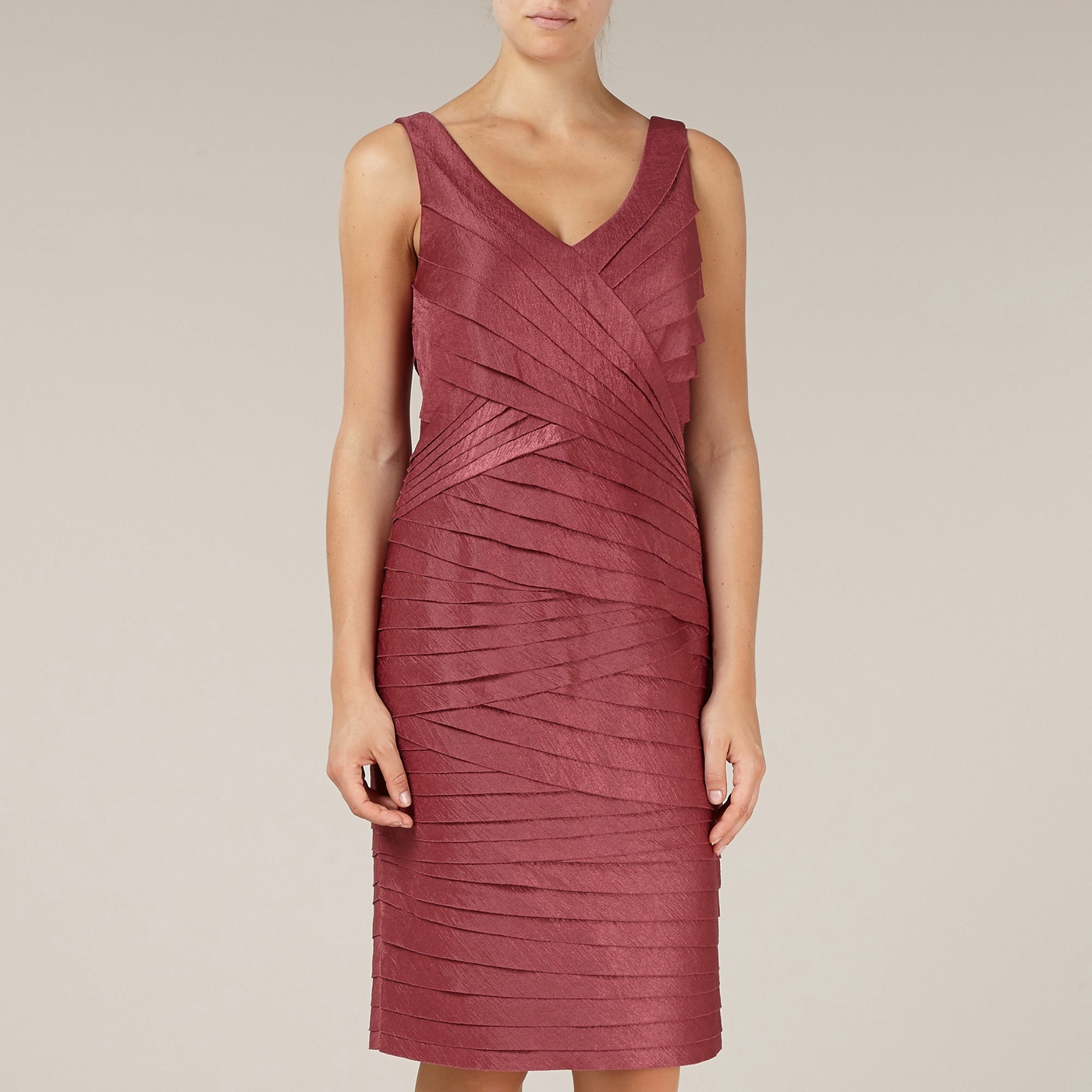 Alexon Antique Rose Shimmer Shutter Dress