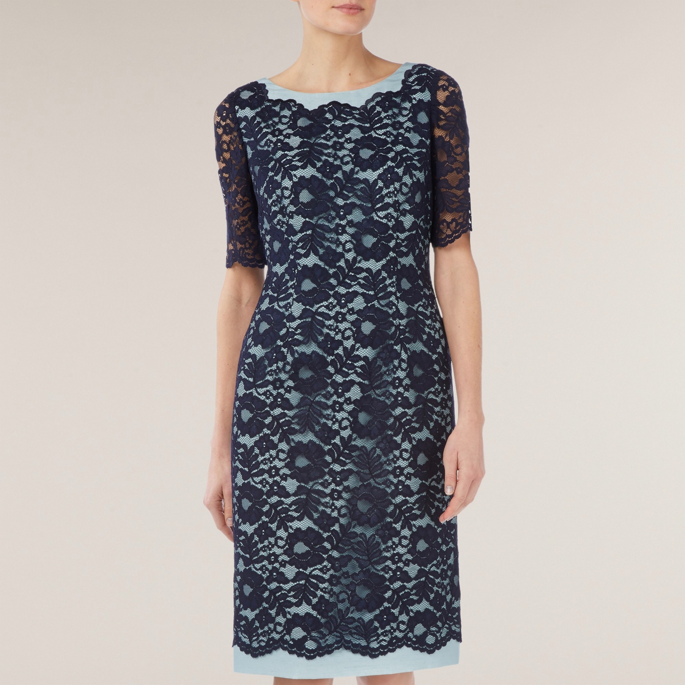 Jacques Vert Monique Lace Shift Dress