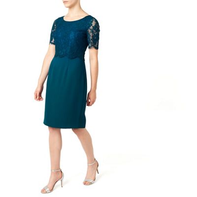 Jacques Vert Petite Lace Layered Dress | Debenhams
