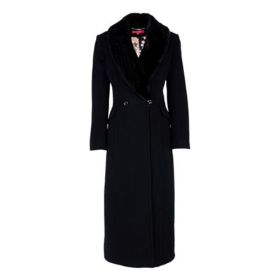 Save £100 on Jacques Vert Long Black Coat