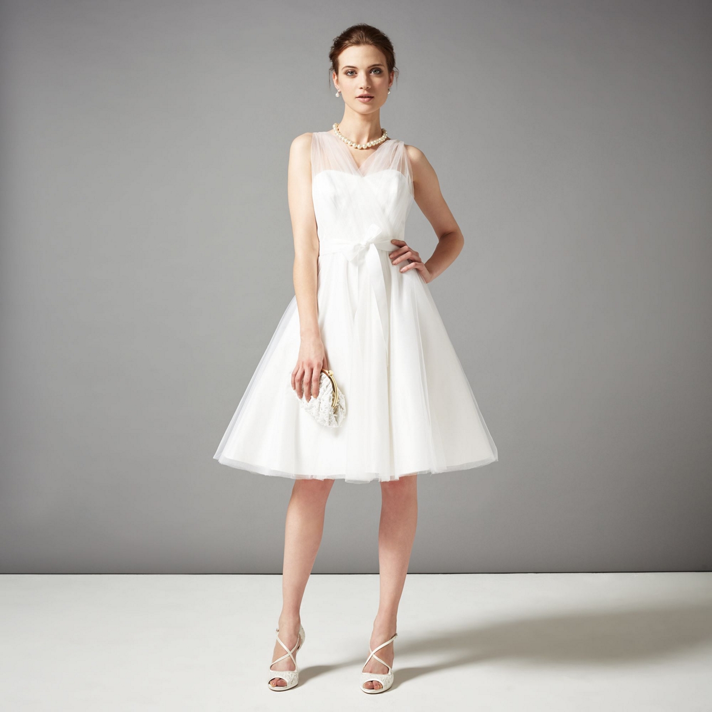 Phase Eight Ivory sally tulle wedding dress