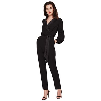 damsel in a dress tuxedo jumpsuit