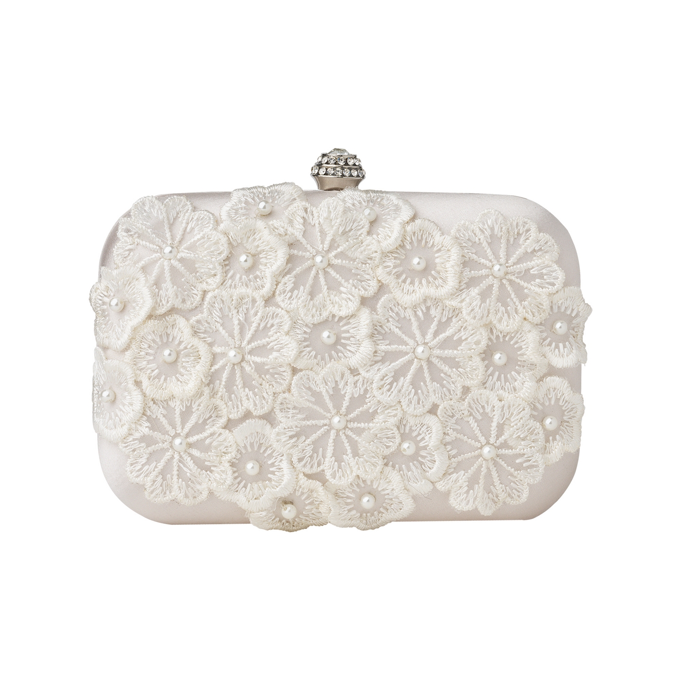 Phase Eight Ivory Alice Floral Clutch Bag