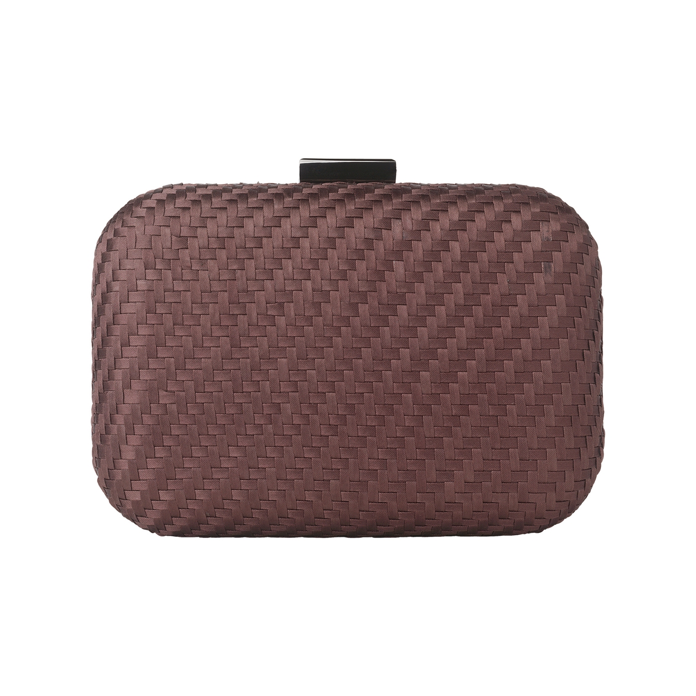 Phase Eight Praline Marl Becky Weave Clutch Bag