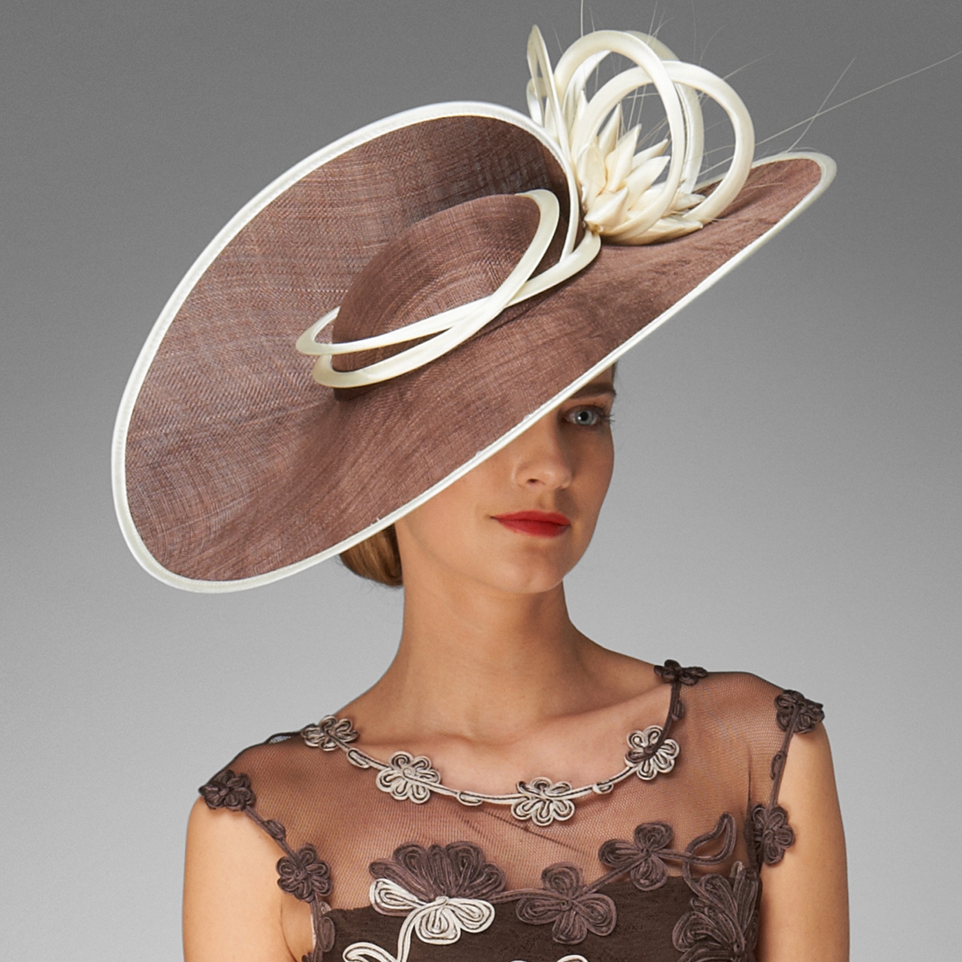 Phase Eight Praline And Cream Clarick Twist Hat