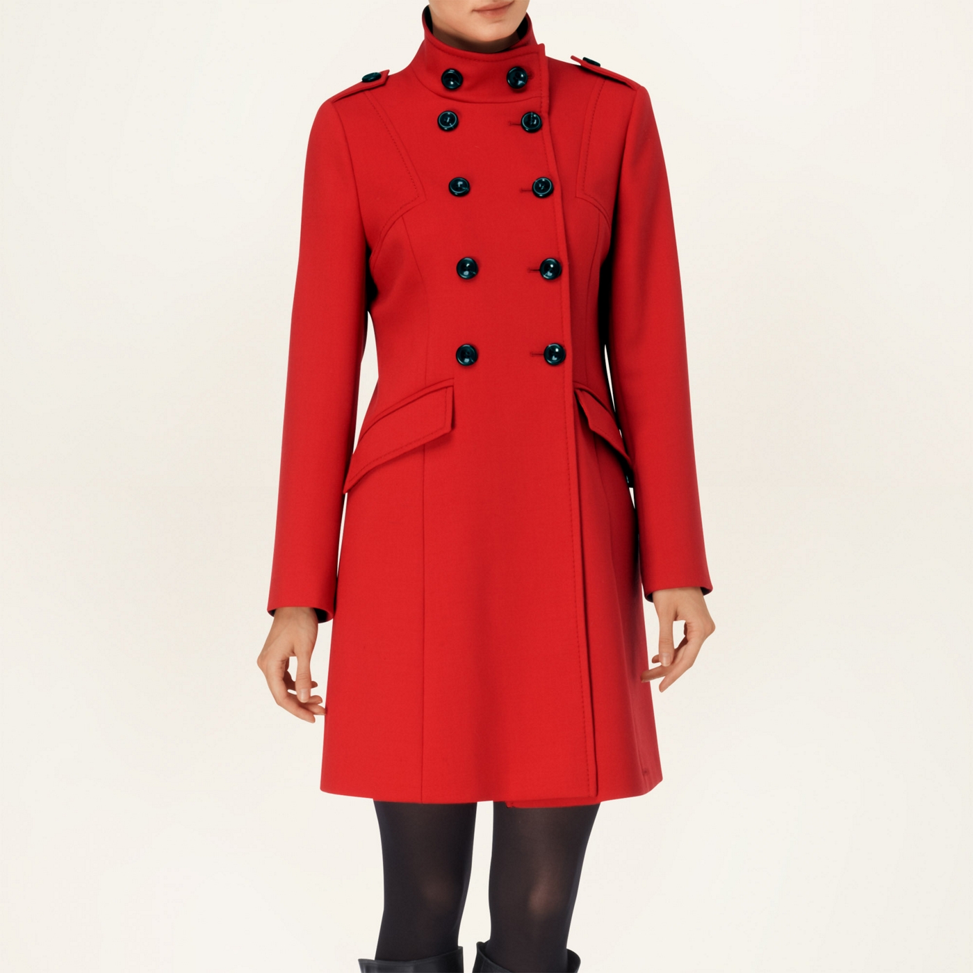 Phase Eight Red chelsey crepe coat