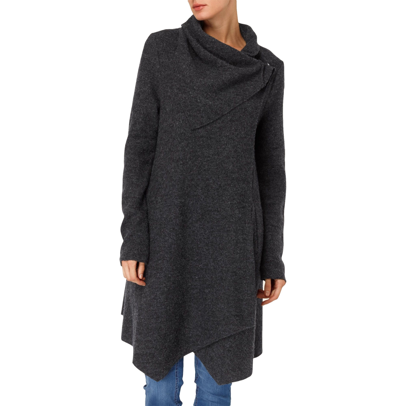 Phase Eight Charcoal bellona waterfall coat