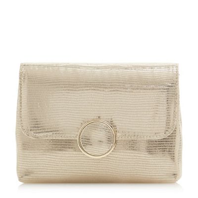 dune gold clutch bag sale