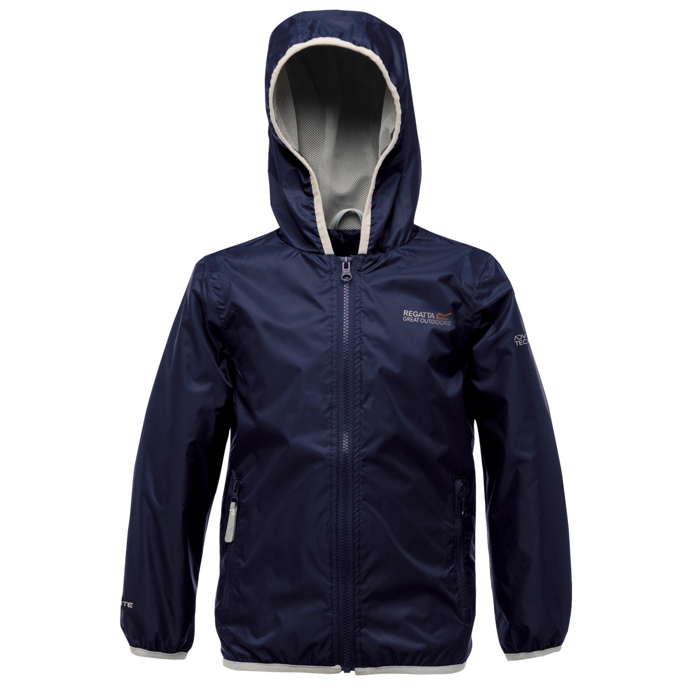 Regatta Navy kids lever waterproof jacket