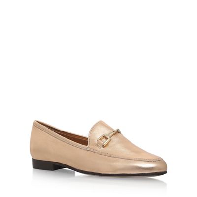 carvela gold flat sandals