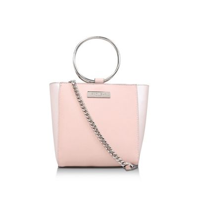 carvela pink cross body bag