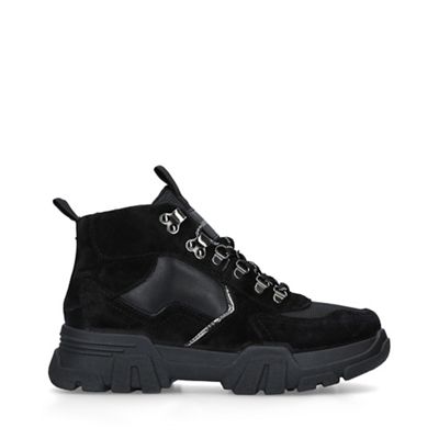 carvela joyful black trainers