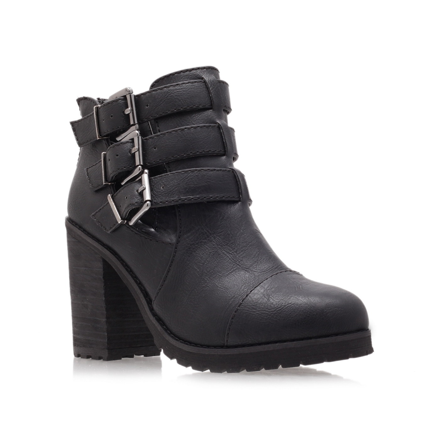 Miss KG Black Bianca High Heel Ankle Boots