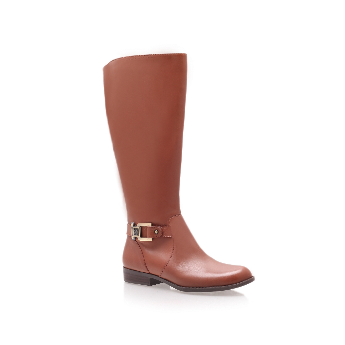 Anne Klein tan Culley knee high boots