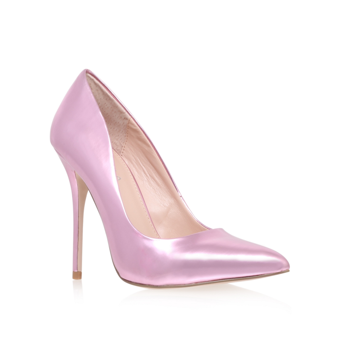 Carvela Pink Gunning High Heel Court Shoes