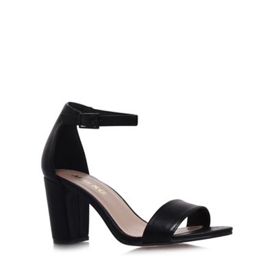 Miss KG Black 'Paige' mid heel sandals | Debenhams