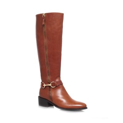 Carvela Tan 'Waffle' Leather boot | Debenhams