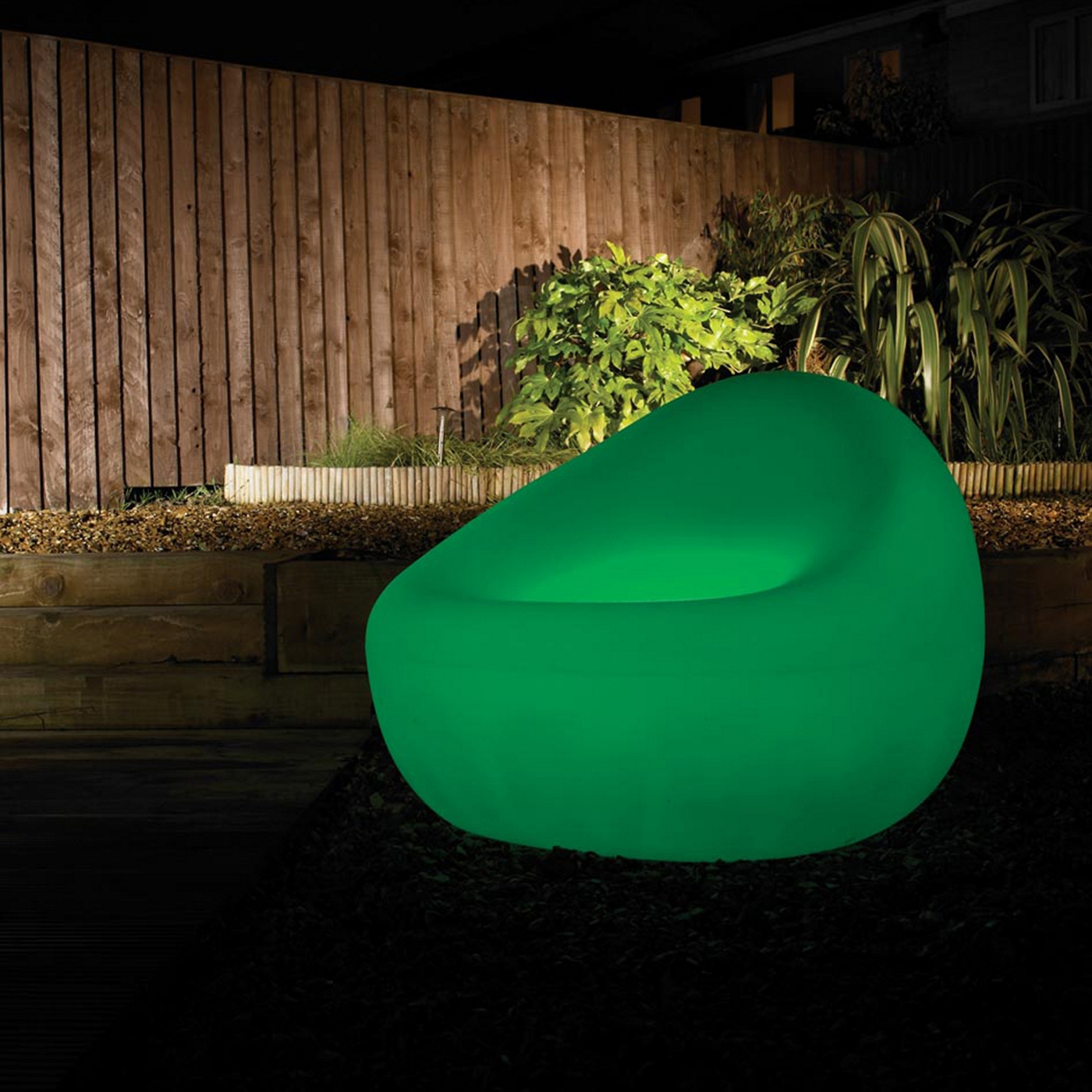 Litecraft 7 Colour Changing LED Illuminated Tub Chair