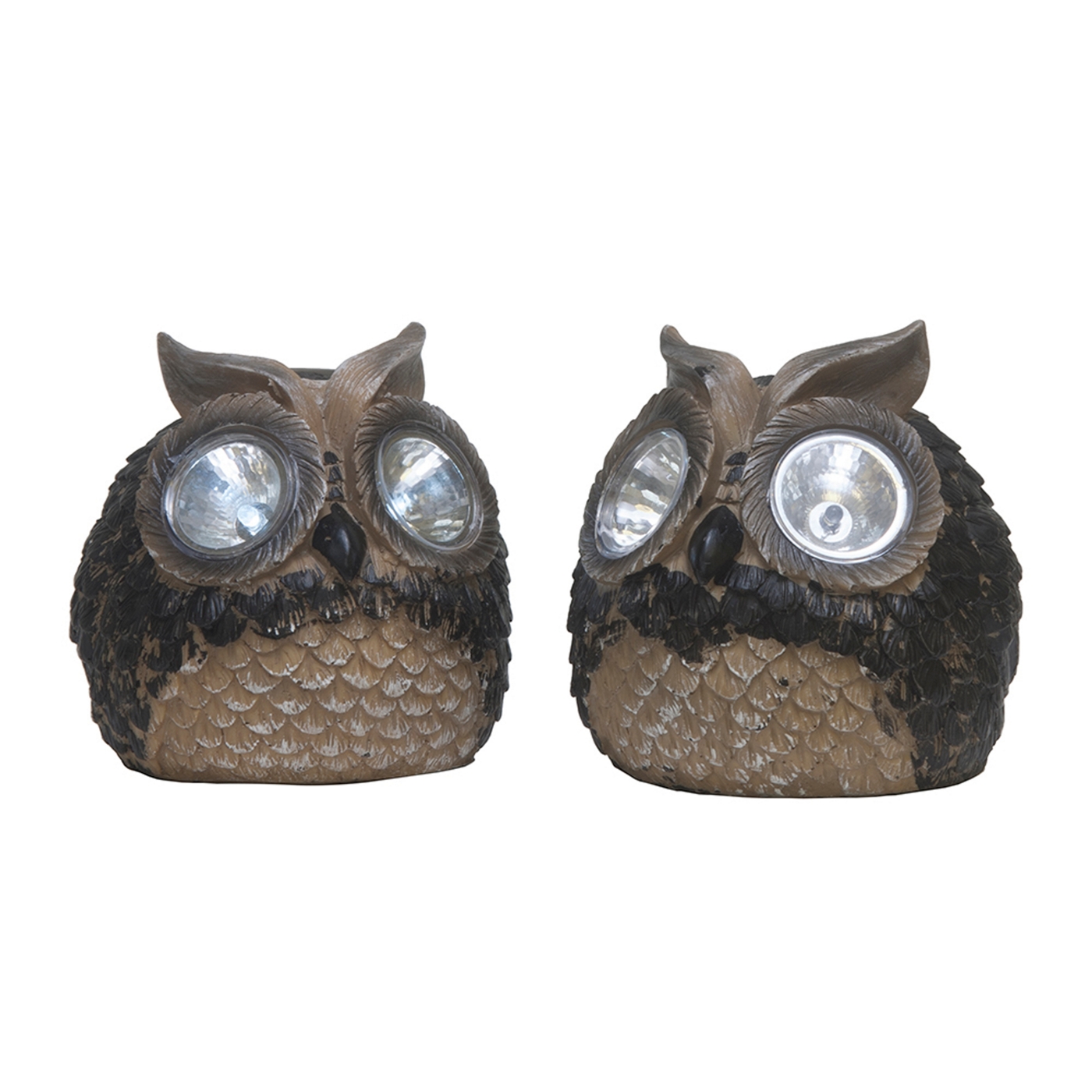 Litecraft 2 Pack Owl Outdoor Solar Lights