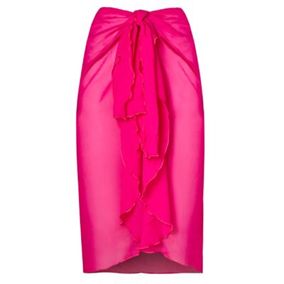 Seaspray Pink waterfall sarong | Debenhams