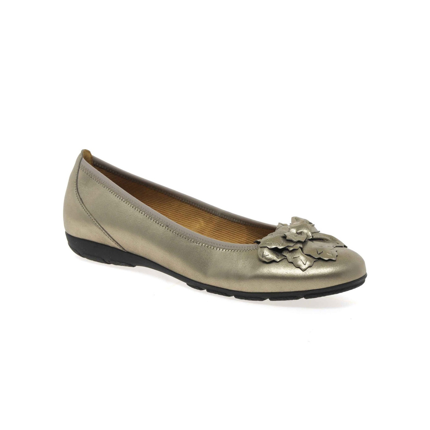 Gabor Metallic Pavilion ballet pumps