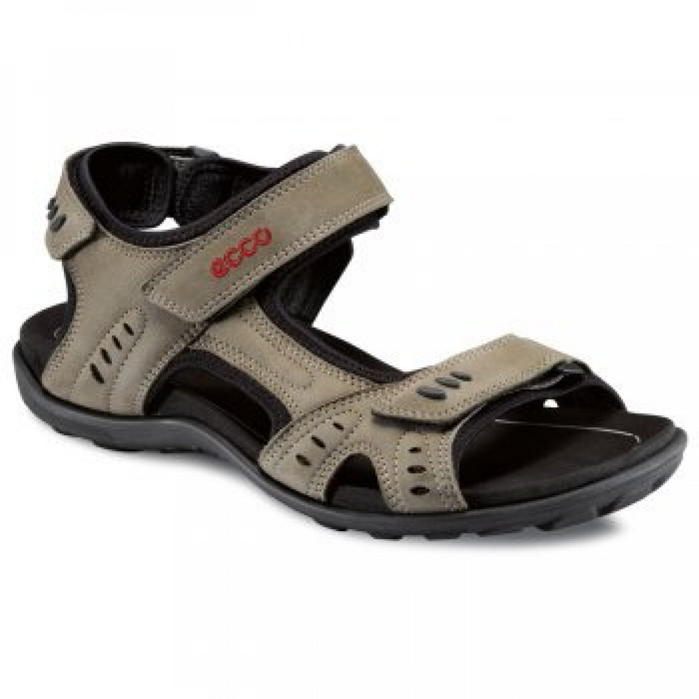 Ecco Beige Rough Walking Sandals